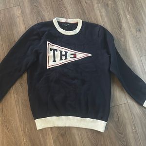 - Tommy Hilfiger men’s sweater XXL campus banner flag, knit